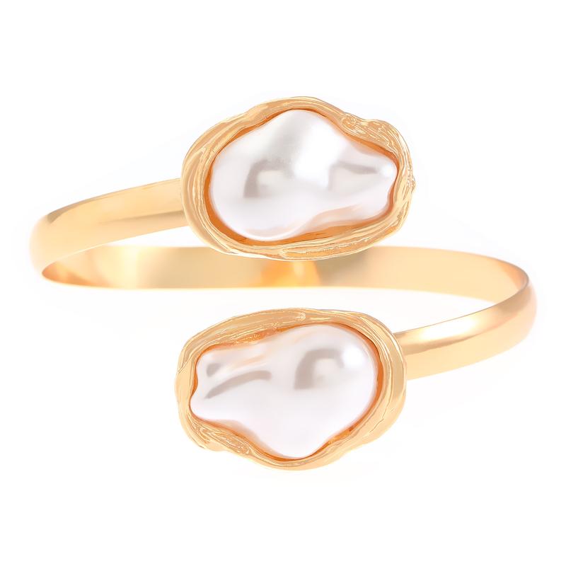 Southeast Asian Trend Baroque Irregular Pearl Set Jewelry for Women High-end Necklace Earrings Ring Bracelet Choker 7