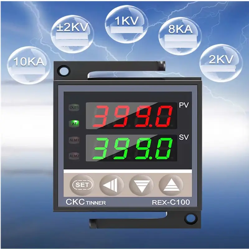 Đồng hồ đo nhiệt độ, Bộ điều chỉnh nhiệt độ RKC REX-C100 , C400, C700, C900 OUT Relay hoặc SSR 2