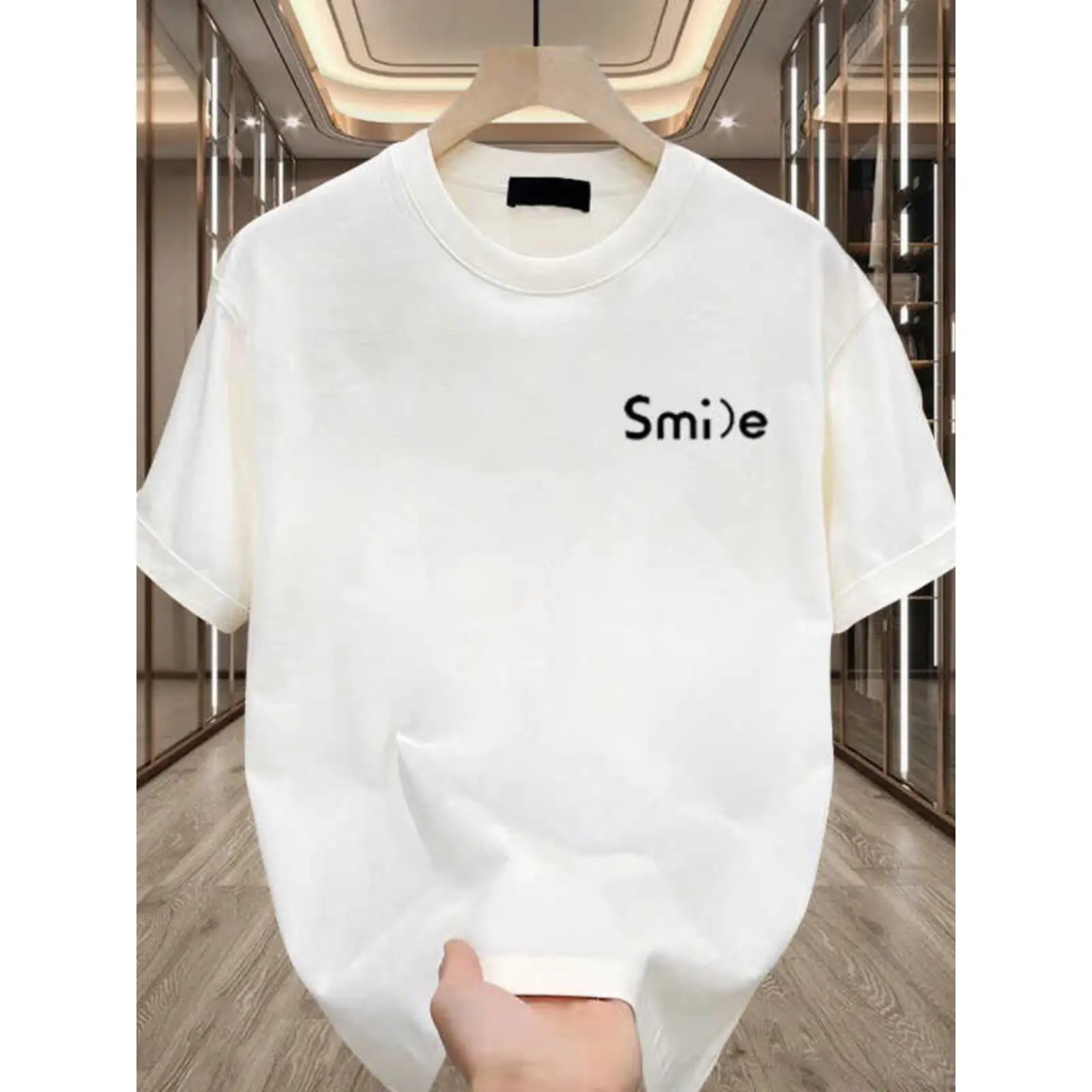 [COD&Fast Shiopping] T-Shirt Lelaki Musim Panas | Gaya Korea Longgar & Kasual, Baju Sukan Milk Silk Ringan, Rekaan Tik Moden, T-Shirt Lengan Pendek Oversize