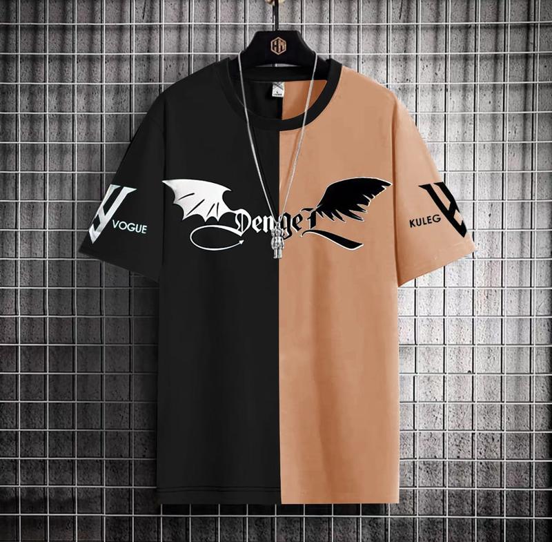 JAY-BAJU KAOS VOGUE LENGAN PENDEK-BAJU KAOS DISTRO MOTIF KOMBINASI KEREN-REAL PICT 3