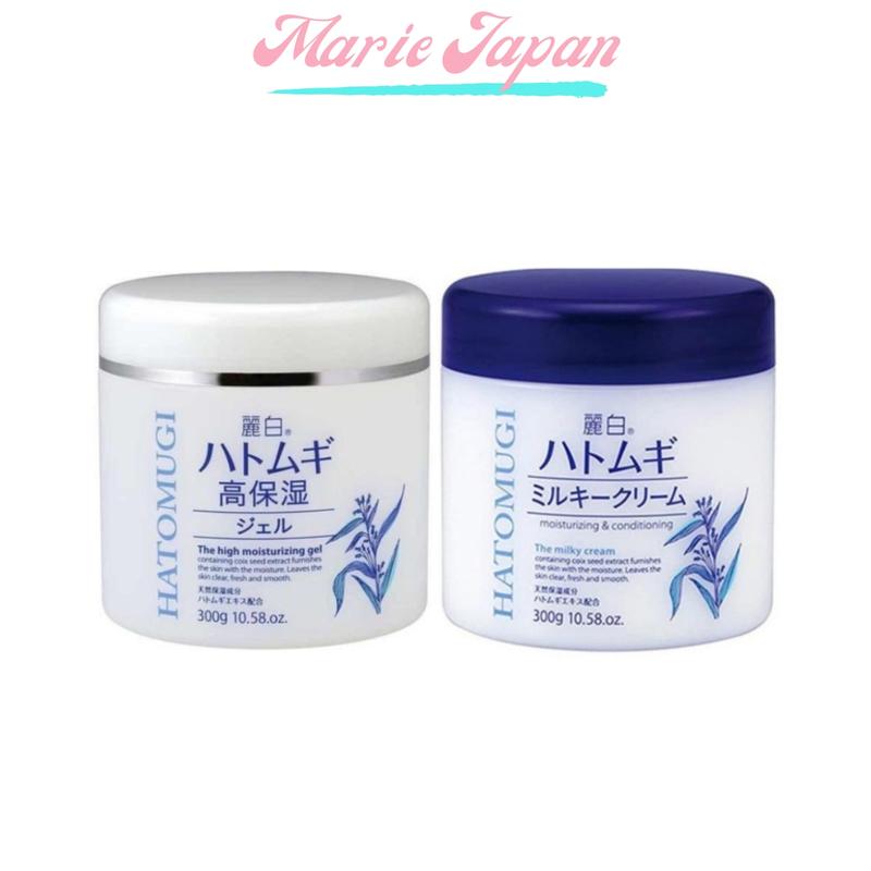  Kem Dưỡng Hatomugi Dưỡng Ẩm Da Ý Dĩ Làm Đẹp Da Chăm Sóc Da Nữ 300g Nhật Bản Skincare Women 