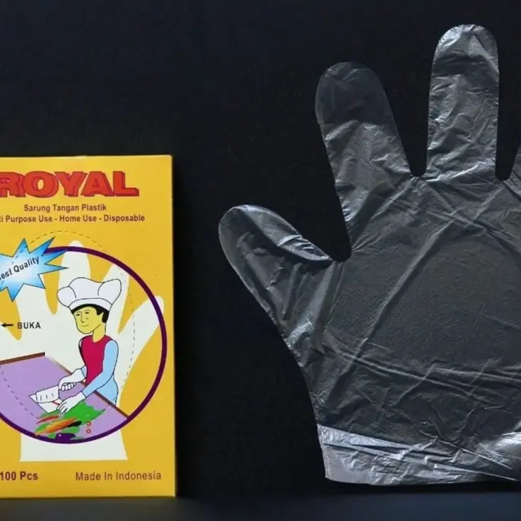 SARUNG TANGAN PLASTIK HANDGLOVE ISI 100PCS