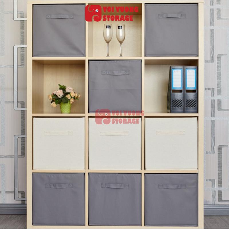 Hộp vải đựng đồ xuất Mỹ ROYE VOI VUÔNG 3