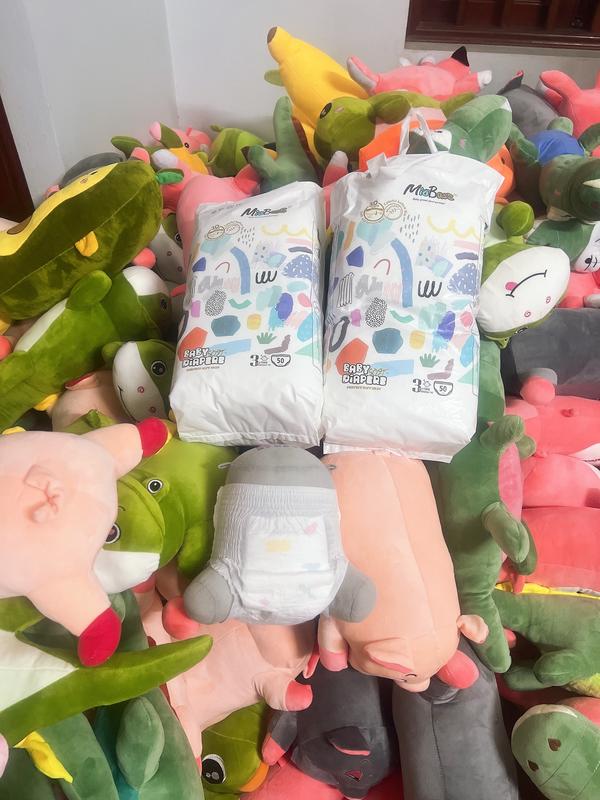 Bỉm quần miobuss xuất âu tặng kèm gấu bông cho bé