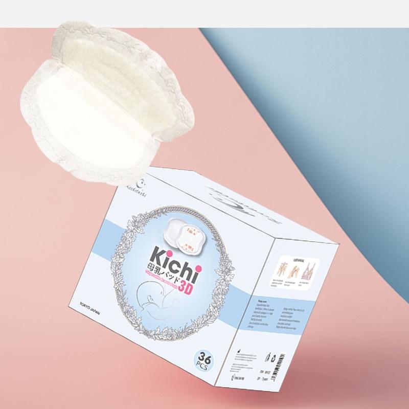 Miếng lót thấm sữa kichilachi mỏng nhẹ thấm hút tốt dành cho mẹ sau sinh 6