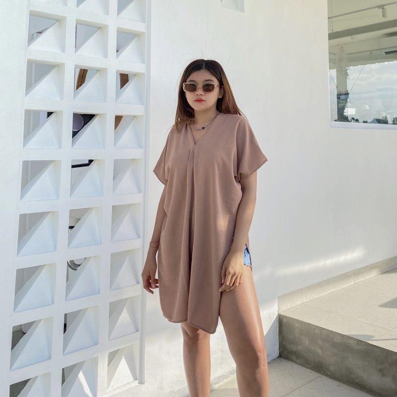 LONG TOP SQUARE CRINKEL AIRPLOW LONG TOP ATASAN WANITA 3