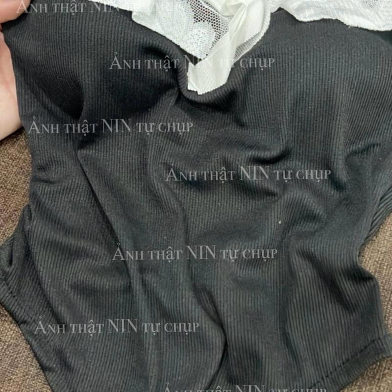 Set Nữ áo quây nơ ren và chân váy tầng ren sang chảnh, set sang chảnh đi tiệc, set sang chảnh đi đâm cưới, set áo và chân váy tầng (có kèm ảnh thật shop tự chụp) Nữ Kem Top Women Nhung 6
