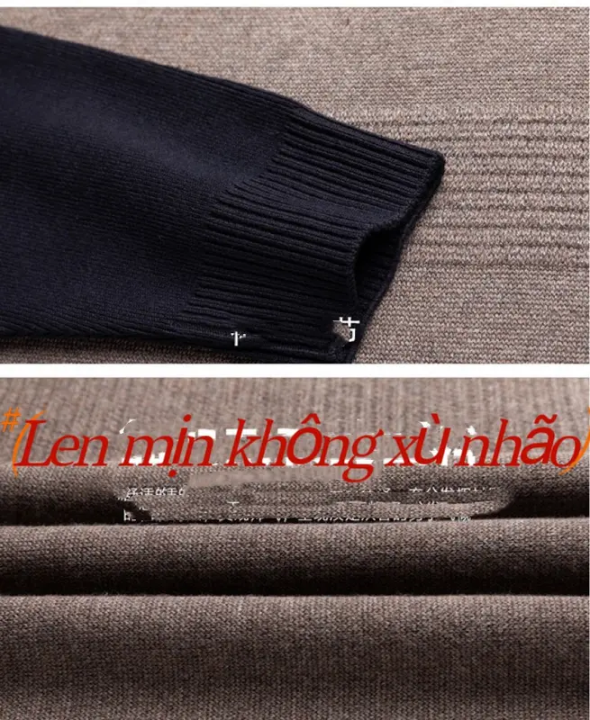 Áo len nam trung niên cho bố  dày dặn cực ấm, áo len cho người trung tuổi, áo len cho người già Menswear Shirt 7