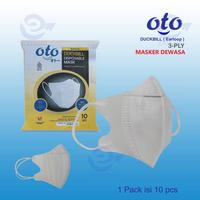 Gambar OTO Masker Duckbill 3ply Dewasa isi 10 Pcs - 1pack dari OTO Adult Diapers Kota Administrasi Jakarta Utara 4 Tokopedia