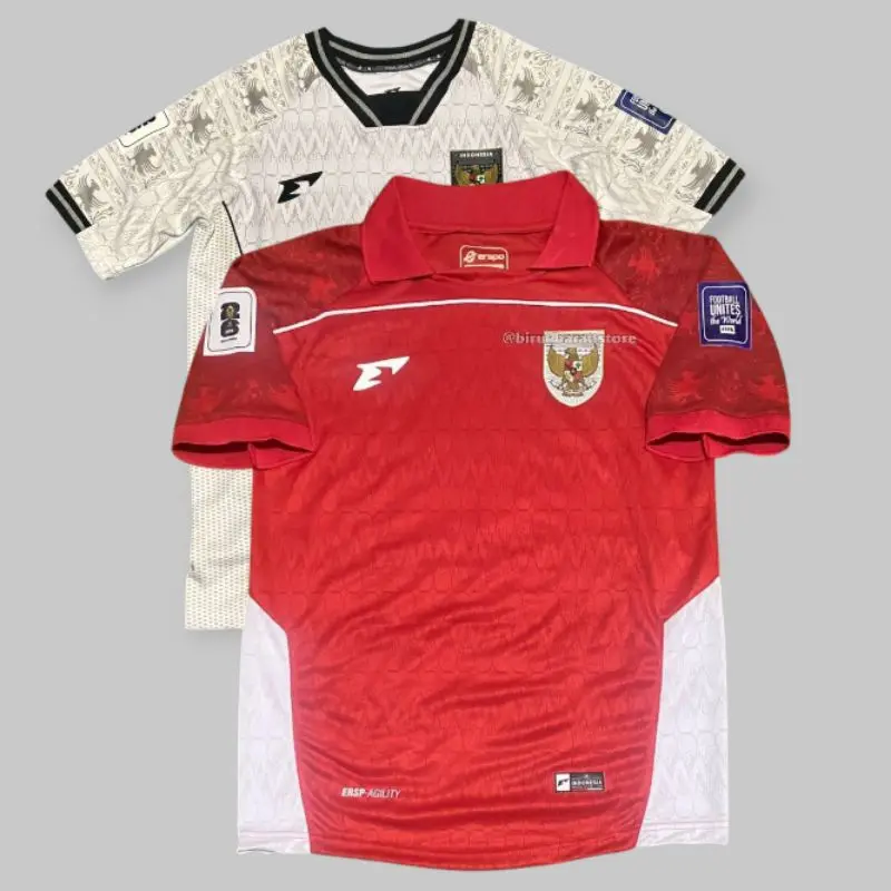 Indonesia JERSEY new TIMNAS 2025 ADULT FOOTBALL CLOTHES (CUSTOM NAME NUMBER)