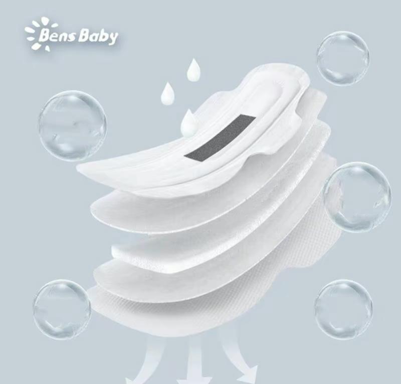 Bens Baby] Bǎng vé Sinh Hàng NgàyMalMèm Mai, Siêu Thám Hút và Thoáng Khi(20Miªng 155mm)- Than Tre ba Nǎng KhángKhuän Cho Bé 1