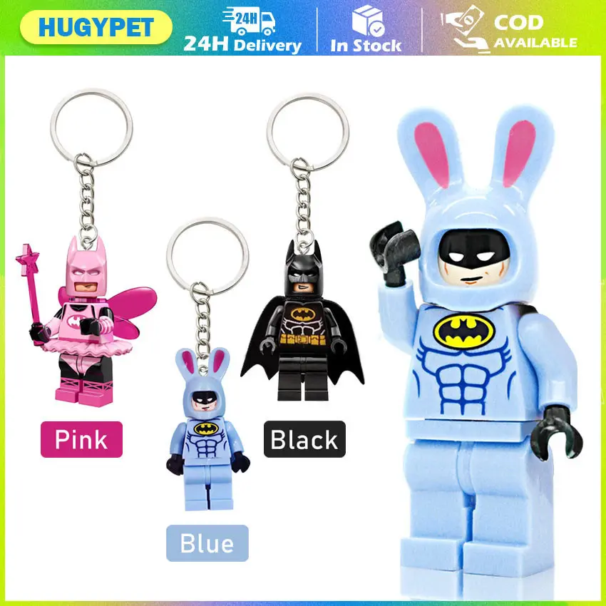 Building Blocks Cute Doll Anime Keychain Keyring Detachable Figure ...