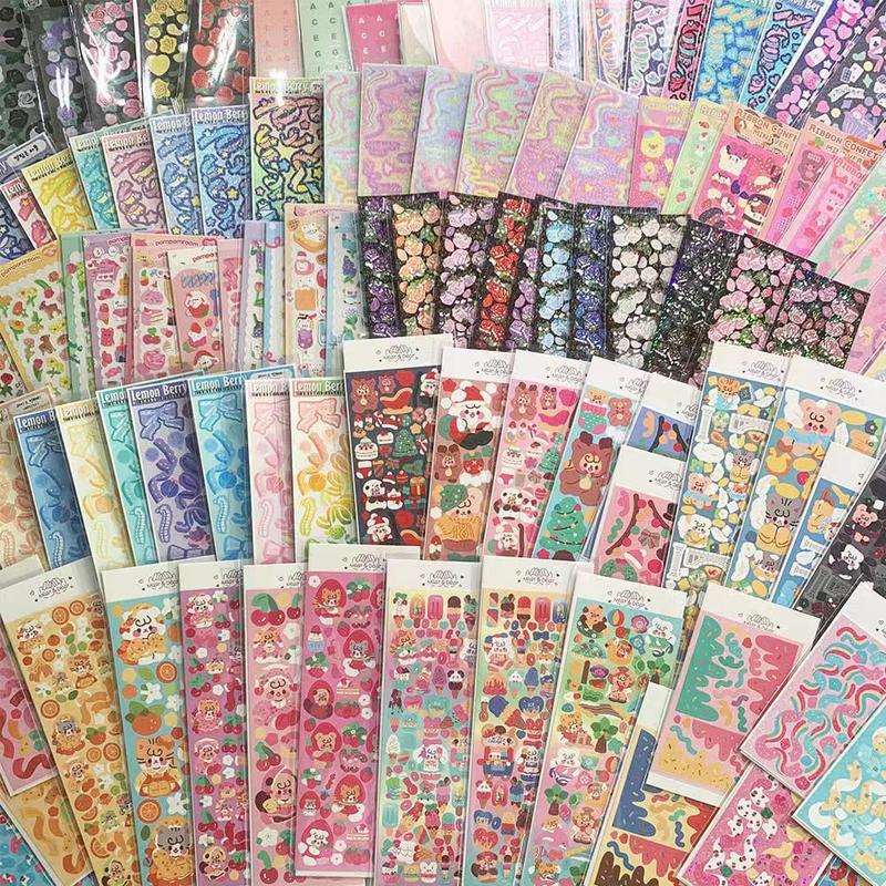 (COD) STICKER GLOSSY SANRIO/STIKER AESTHETIC/ Sticker GLITTE - Shop ...