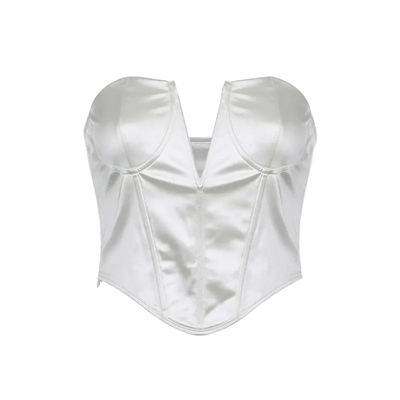 Áo Vest Nữ, Không Tay, Cổ Chữ V, Không Dây, Màu Trơn, Thường Ngày, Thích Hợp Cho Bữa Tiệc Và Đường Phố, Áo Sơ Mi Mùa Hè Và Mùa Xuân