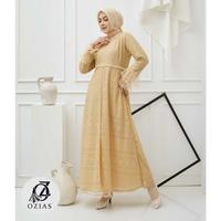 Gambar GAMIS OZIAS BROKAT PREMIUM 09630 LD 105 I Gamis Simpel Remaja I Gamis Lebaran Nyaman Mewah - hitam dari Ozias.id Kota Administrasi Jakarta Barat 2 Tokopedia