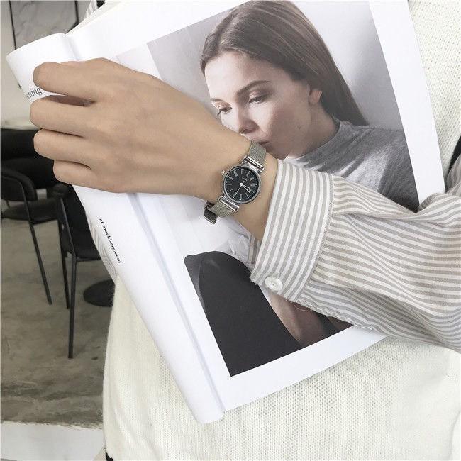 Product Introduction of Đồng Hồ Nữ Mặt Tròn Lissa Dây Thép Thiết Kế Cá Tính Sang Trọng Watch Women 1
