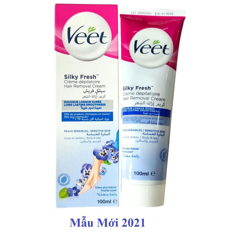 KEM TẨY LÔNG VEET  100ML - dưỡng ẩm  se khít lỗ chân lông - Hà Kim An 2
