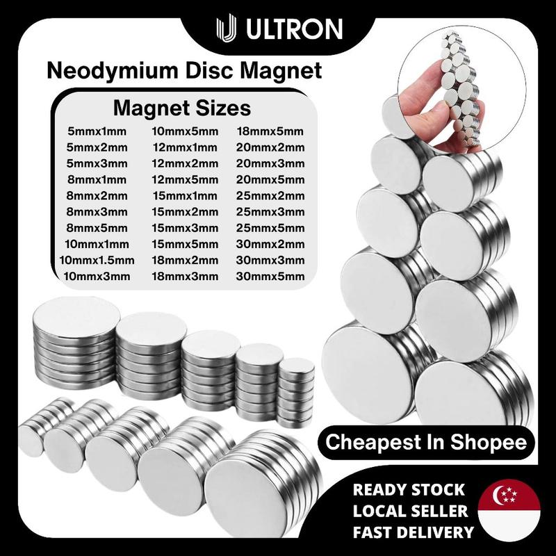 SG🚚 | Various Magnet Sizes Neodymium Disc Circular Round Arts - TikTok ...