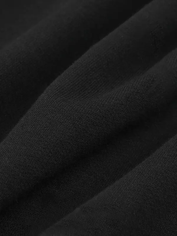 Unisex's Solid Drawstring Waist Pants, Casual Pocket Straight Leg Trousers for Daily Wear, Knitting Bottoms for All Seasons 3