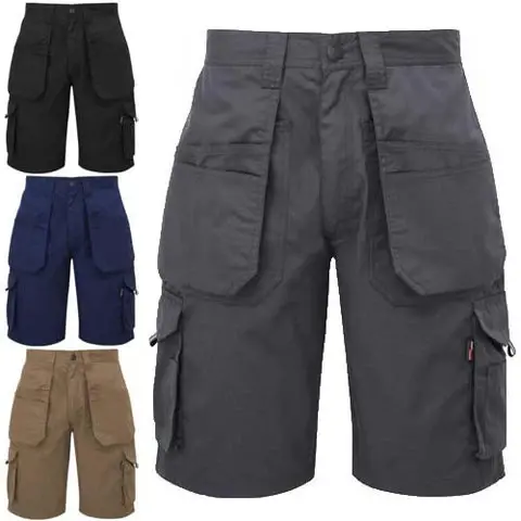 Mens Tuffstuff Enduro CargoWork Shorts Cotton Fabric Breathable Menswear
