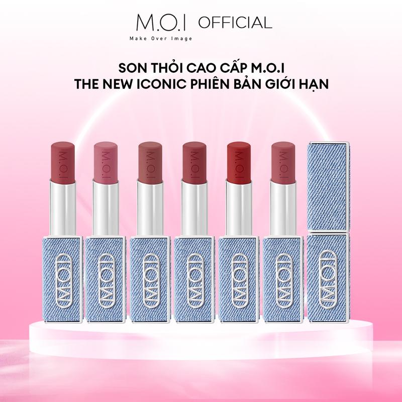   ĐỒNG GIÁ 199K  Son Môi lỳ Trang Điểm Cao Cấp M.O.I Cosmetic The New Iconic Phiên bản giới hạn 2.7g bền màu lâu trôi 