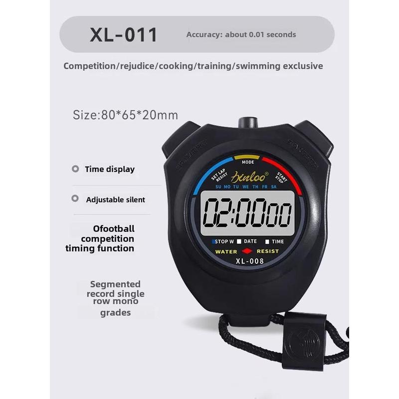 Electronic stopwatch timer race students running professional gym training sports trainer sports code watch 6