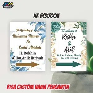 JDM PROJECT - BANNER PENUNJUK ARAH NIKAHAN / HAJATAN