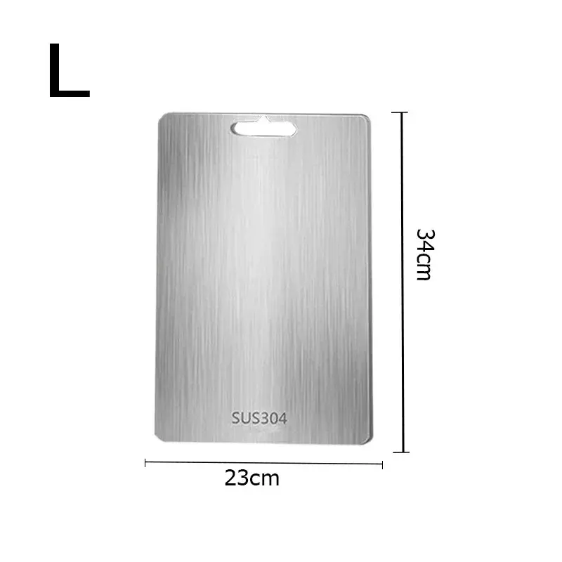 Stainless Steel Cutting Board for Kitchen Titanium Cutting Boards 304 Stainless Steel Double-Sided Food Grade Cutting Board 8
