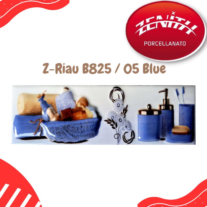 Keramik Dinding List Moulding Ukuran 8x25cm (Z-Riau B825/05) 2