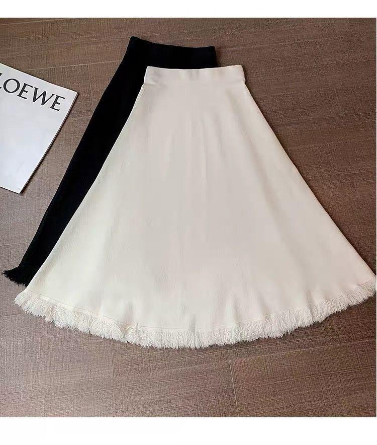 Product Introduction of Chân Váy Len, Màu Đen, Dành Cho Phụ Nữ, Mùa Xuân Và Mùa Thu, Ngoại Cỡ, Cô Gái Đầy Đặn, Che Bụng, Dáng Ô Chữ A, Dài Trung Bình, Hình Quả Lê, Chân Váy 30