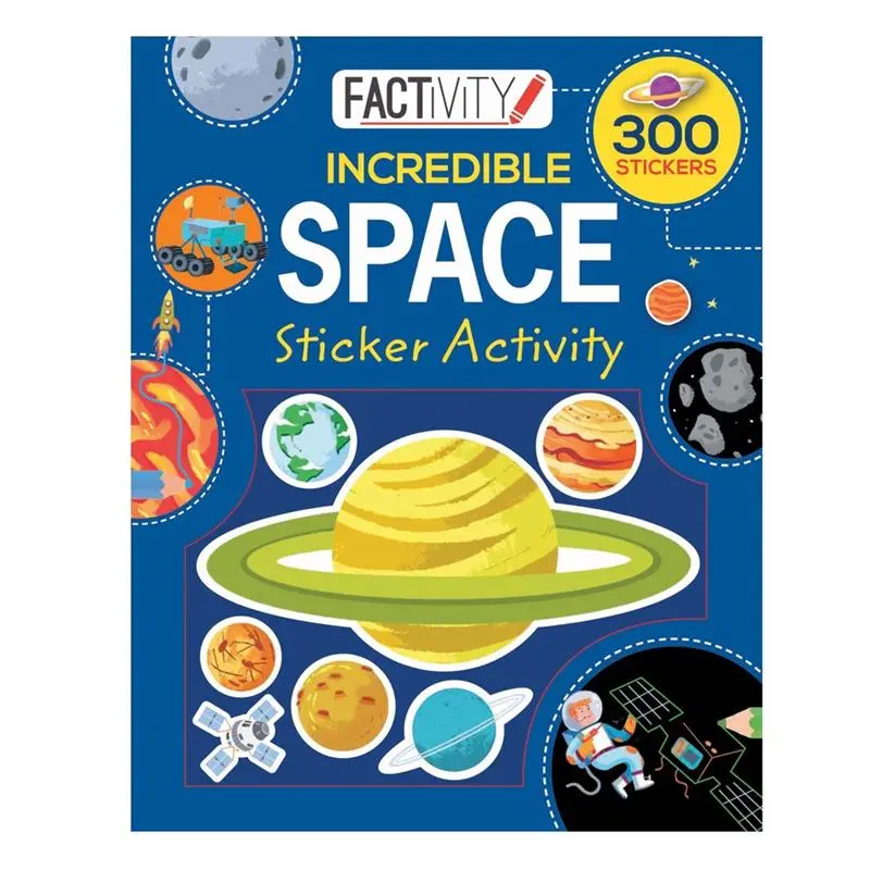 High Quality Factivity Space Balloon Sticker Activity Book For Kids To Learn About Solar System