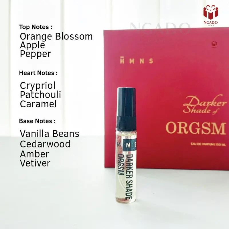 Decant HMNS Darker Shide Orgsm , Absolute Orgsm Share in Jar , Tester , Travel Size , 5ml , 2ml Original Perfume 1