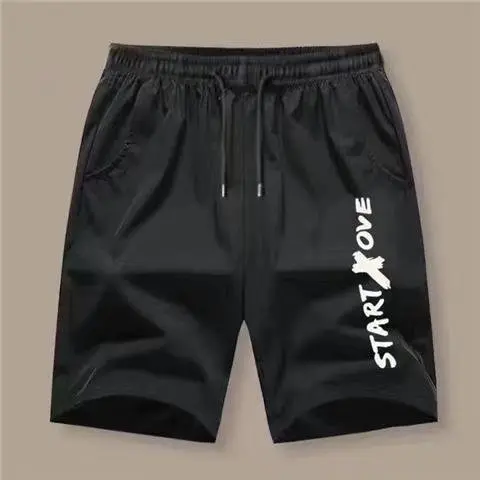 Quần Soóc Thể Thao, Dáng Rộng Thường Ngày Eo Co Giãn, Quần Short Túi Hộp, Chất Lượng Cao, Quần Áo Nam, Quần Soóc Đi Biển, Quần Áo Nam