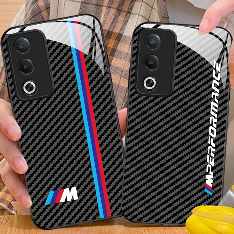 เคสโทรศัพท์แก้ว ลายคาร์บอนไฟเบอร์ สำหรับ OPPO A3X, A3, A5, A5PRO, A5X, A3PRO, A98, A80, F23, A94, F2