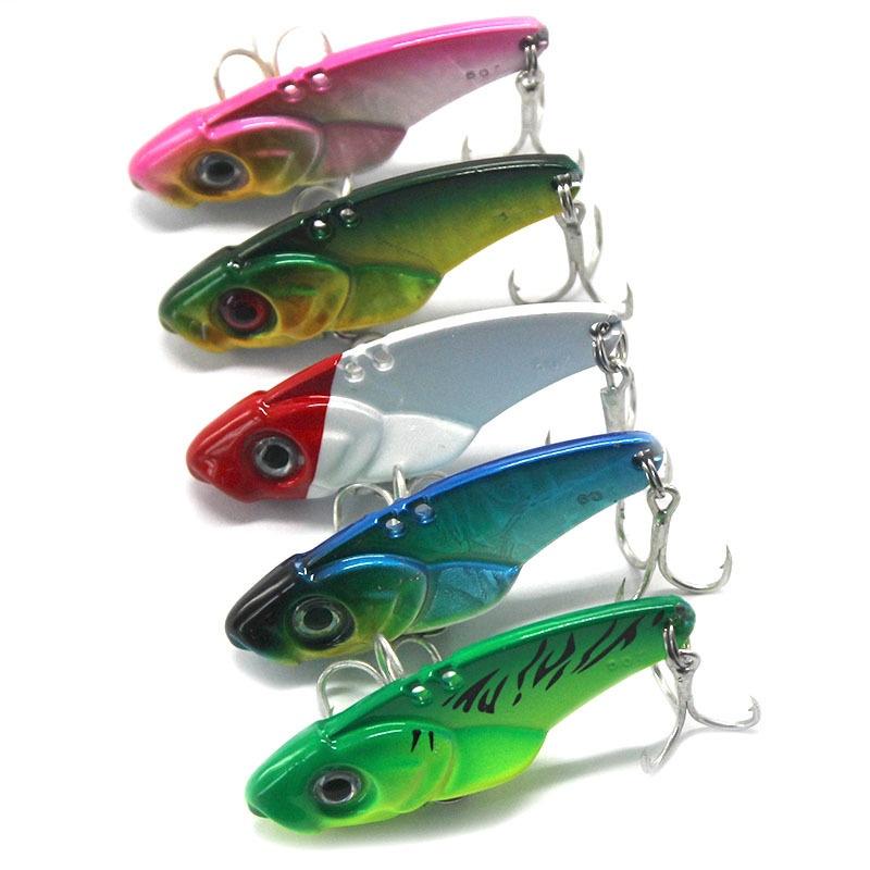 Mồi câu lure cá sắt 3D VIB , mồi lure cá lóc , cá chẽm full lưỡi Đi Câu Bắt Cá Fishing Câu Cá