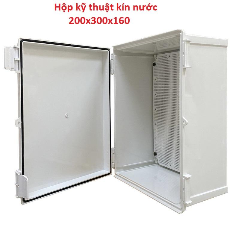 Tủ điện hộp kỹ thuật nhựa ABS ngoài trời 200x300x160mm