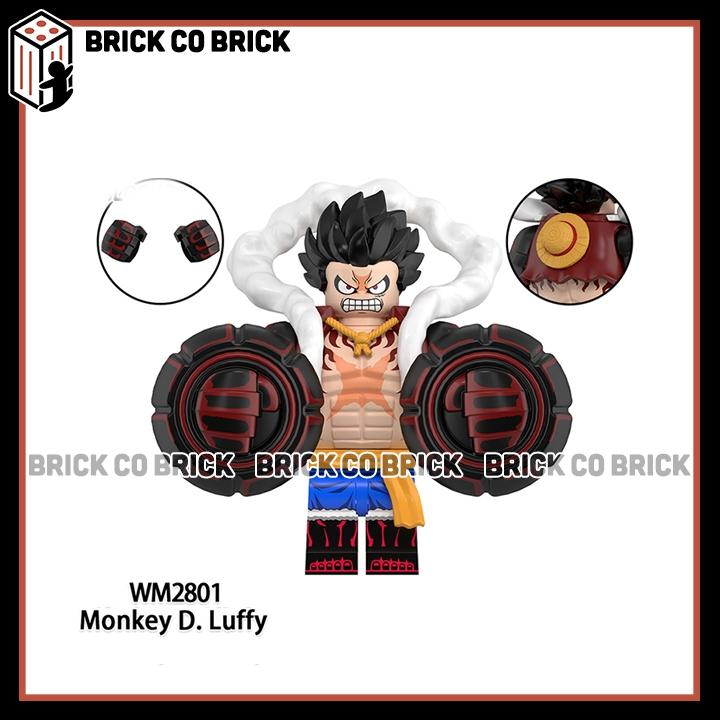 One Piece Đồ chơi Lắp ráp Nhân vật Monkey D Luffy Roronoa Zoro Tony Chopper Mô hình Sanji Nami Robin WM6193 8