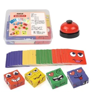 WTBS Mainan Face Changing Kubus Ekspresi Wajah Berubah / Balok Ekspresi Muka Ketangkasan Puzzle Anak Family Game