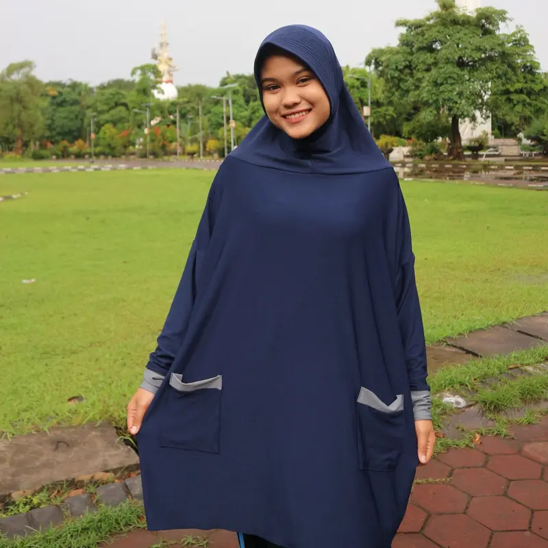 Hijab Lengan, Jilbab Lengan, Jilbab bergo praktis, Jilbab terusan, hijab syar'i kerudung nyaman syari  instan  Panjang Muslim 2