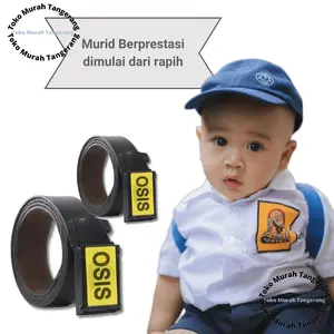 Ikat Pinggang Anak Sekolah SD 2Dimensi SMP SMA SMK Pramuka / Gesper Anak Sekolah Sabuk SMP SD / Sabuk Logo SD SMP Premium High Quality fashion