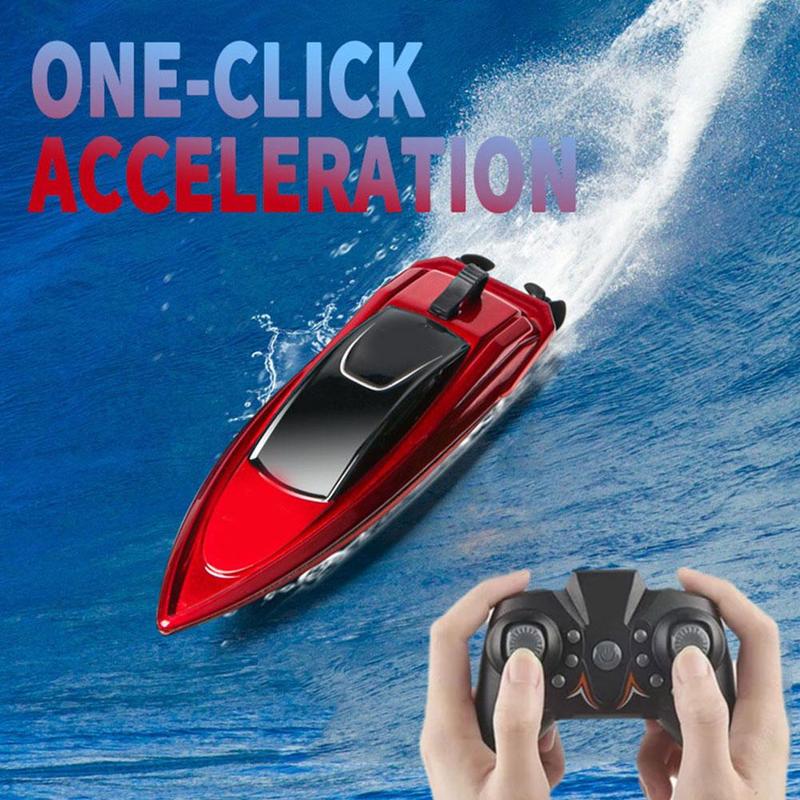 Product Introduction of Remote Control Ship Rc Boat Pool Toy LED Light Waterproof Control High Control Boat Speed Party A8A2 32