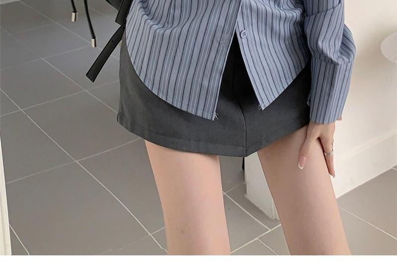 Product Introduction of Áo Khoác Sơ Mi Dài Tay Sọc Xanh, Phong Cách Cô Gái Nóng Bỏng, Thiết Kế Cao Cấp, Thích Hợp Cho Mùa Xuân Và Mùa Thu Của Phụ Nữ, Ôm Sát Eo, Dễ Thương Và Gợi Cảm, Áo, Dành Cho Nữ, Năm 2025 23