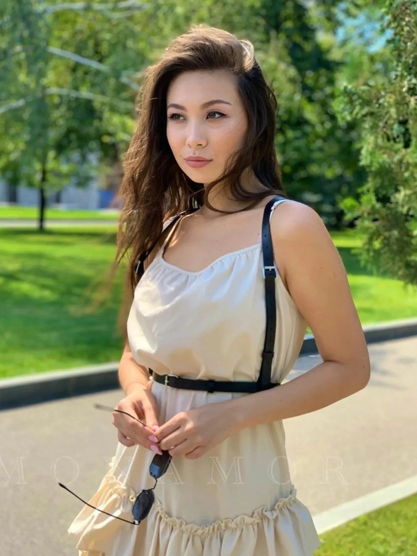 Women's Punk Style PU Leather Harness Belt, Fashionable Adjustable Belt for Daily Clothing Decor, Trendy All-match & Exquisite Belt for Birthday Gift