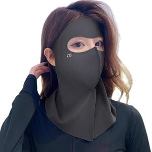 หน้ากากบังแดดแบบเต็มหน้า ไนลอน ทันสมัย และเรียบง่าย สำหรับผู้หญิง มาใหม่ คุ้มค่าสูง กันแดดและอบอุ่น หน้ากากป้องกันใบหน้าและคอ หน้ากากแบบบูรณาการ เหมาะสำหรับการป้องกันใบหน้าและลำคอจากแสงแดดและป้องกันรังสียูวี สดชื่นและระบายอากาศได้