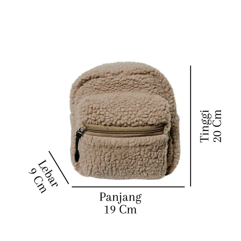 Celah langit Shea Backpack Tas Ransel Bulu 4