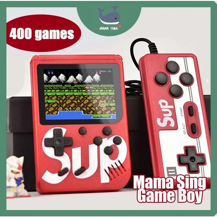 MAMA SING Mainan Anak Konsol Permainan Genggam Sup - 400 Permainan 1 Pemain - 500 Permainan  2 Pemain  - Berkualitas