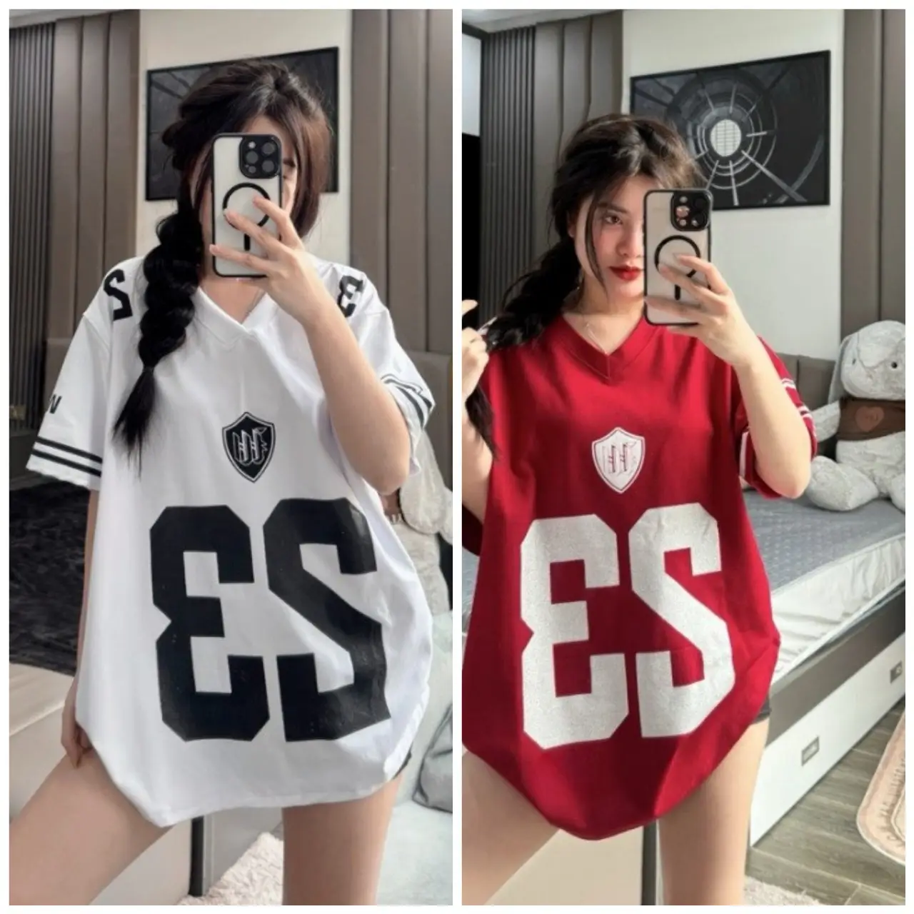 Áo Thun Unisex Nam Nữ RAGLAN05, Áo Phông Form Rộng Tay Lỡ Chất Mềm Mịn Thoáng Mát