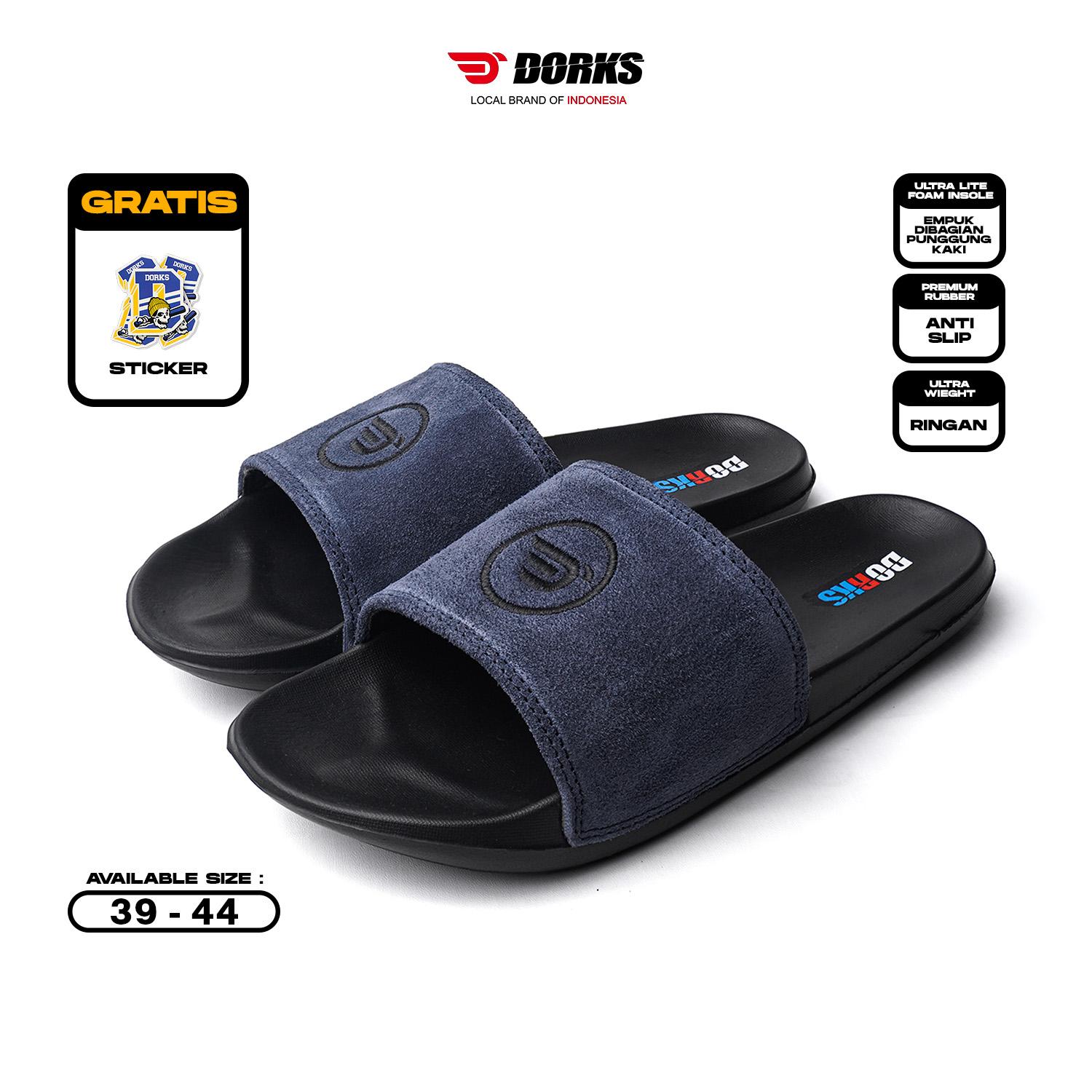 Dorks Sandal Slide New Logo Navy
