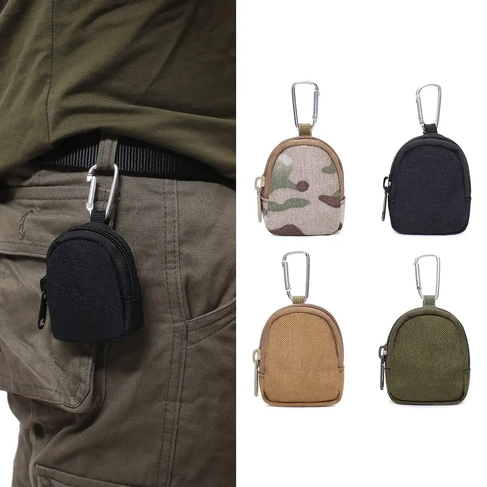 Outdoor sports portable pet snack bag round wear-resistant small wallet