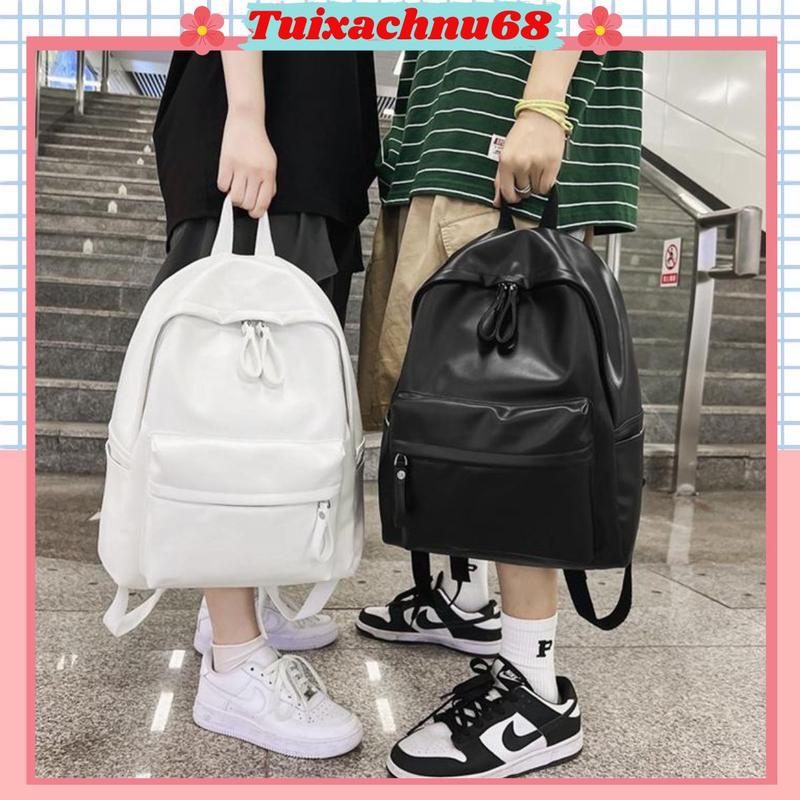 Balo nữ đẹp balo thời trang giá rẻ kiểu dáng da trơn phù hợp cả nam và nữ size lớn đi học đi chơi TXN 120